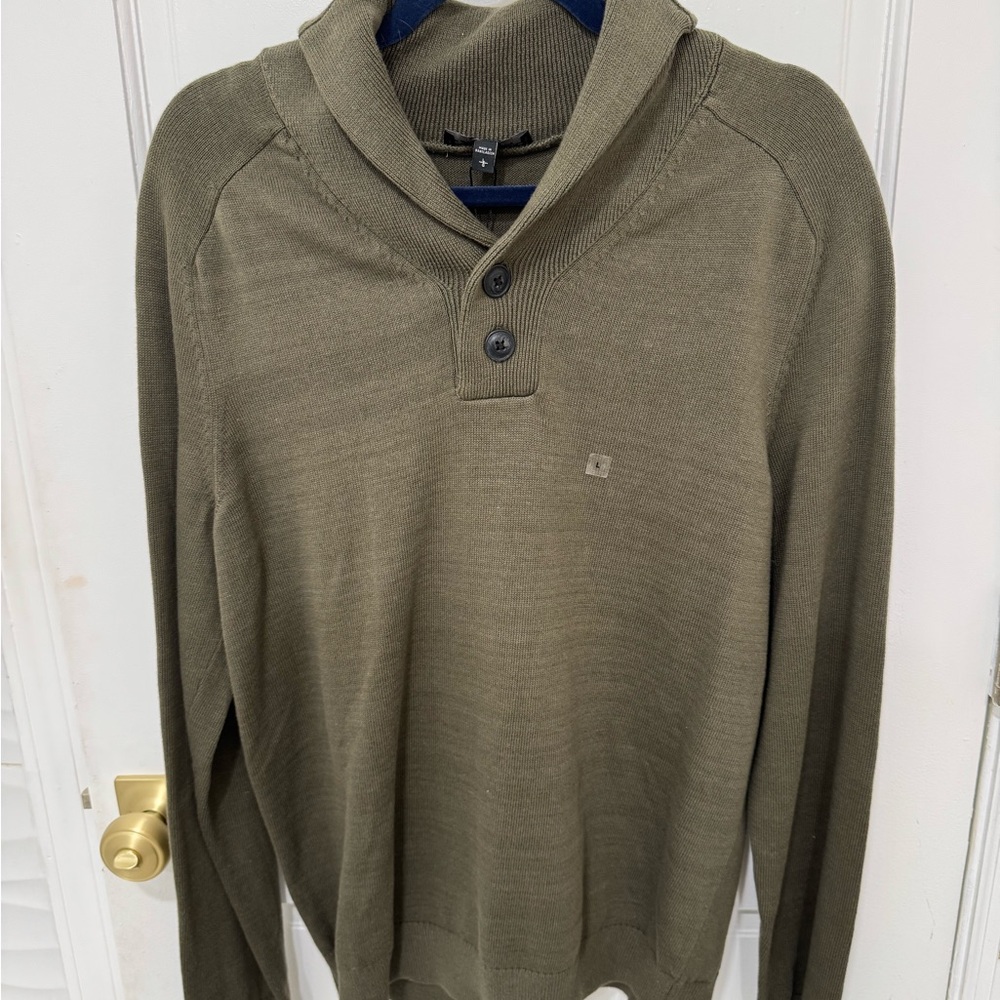 NWT Express Men's Green Pullover Sweater